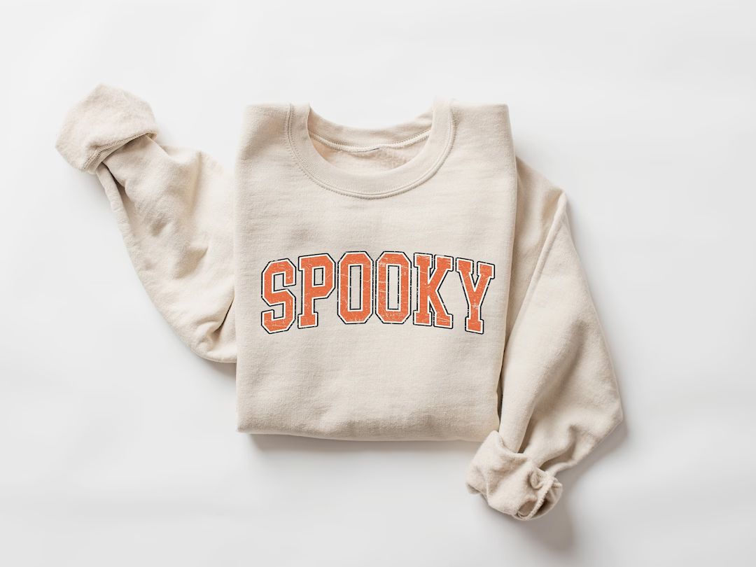 Stay Spooky Sweatshirt, Halloween Sweatshirt, Halloween Gift Hoodie, Womens Halloween Sweatshirt,... | Etsy (US)