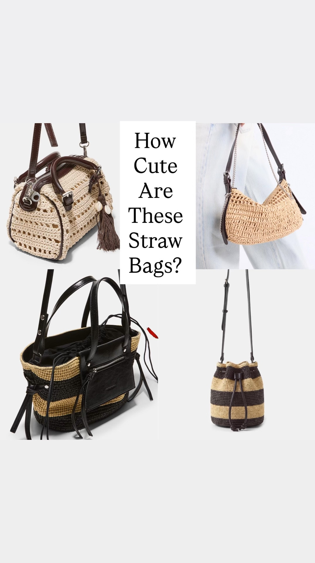 Love these straw bags from Stradivarius ♠️ 

#LTKbag #LTKfestival #LTKsummer