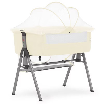 Bassinet with Mattress and Stand – Portable Baby Bedside Sleeper for Newborns, Adjustable Height Crib with Breathable Mesh | Target