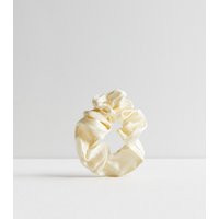 Cream Real Silk Large Scrunchie New Look | New Look (UK)