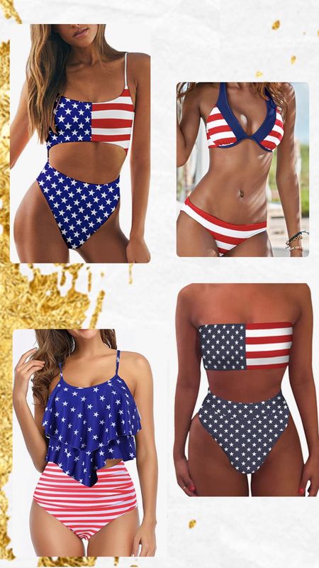 Get festive with a flag bikini for Independence Day this year. Whether it’s a boat, pool party or just a beach party pair this with some Jean shorts and you’re good to party all night! 

#LTKSeasonal #LTKFind #LTKstyletip