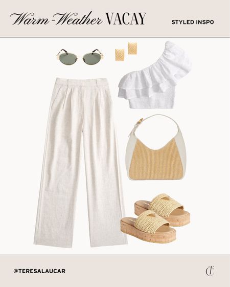 Warm-weather vacay outfit inspo! 

#LTKstyletip