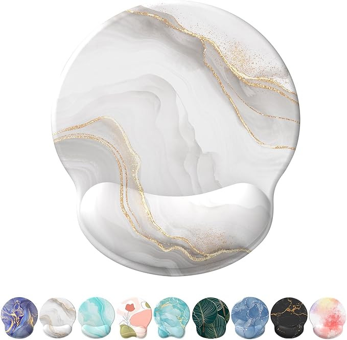 eulps Mouse Pad Wrist Support, Ergonomic Gel Mouse Pad with Wrist Rest, Comfortable Computer Mous... | Amazon (US)