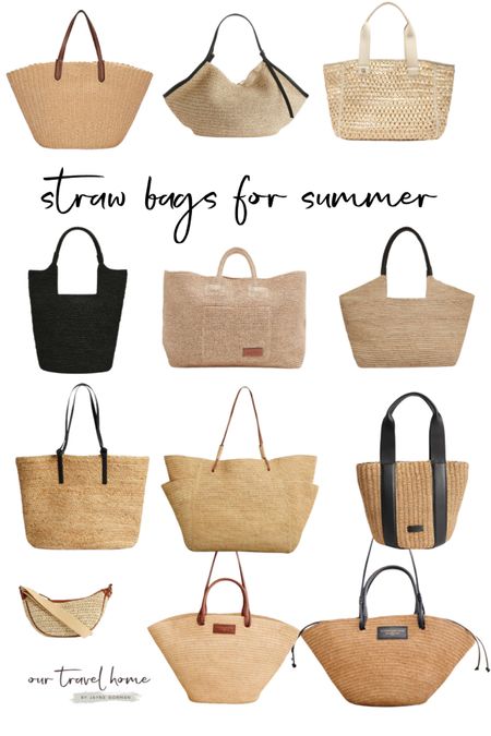 Best straw bags for summer. Raffia totes and beach bags for your next holiday. 

#LTKtravel #LTKeurope #LTKsummer