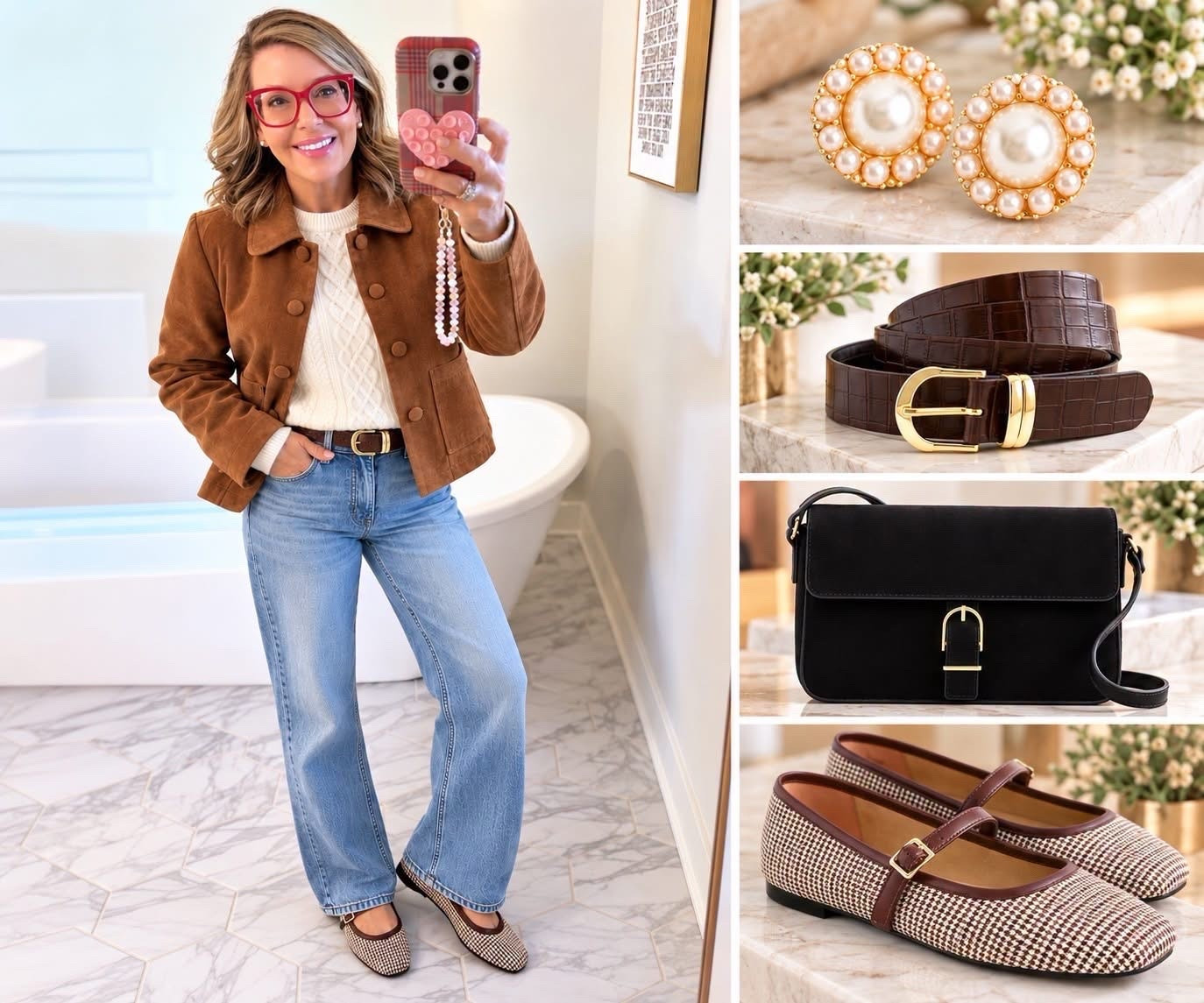 J Crew Factory for the WIN! And cute accessories to add! I love a stud earring. These will go perfect into holiday with any outfit.

Dropping 🔗👇