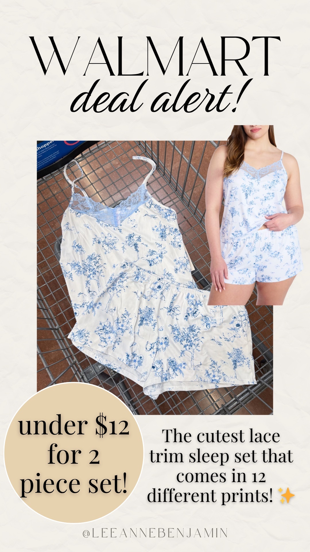 The cutest matching pjs for only $12 at Walmart 

#LTKgrwm