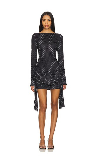 Glory Mini Dress in Onyx Polka | Revolve Clothing (Global)