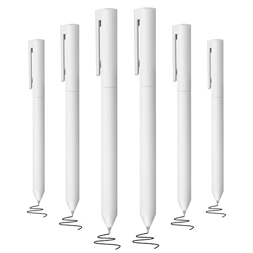 BAYTORY 6Pcs Gel Ink Pens, Quick Dry Ink Pen Fine Point Black 0.5mm Smooth Writing for School Suppli | Amazon (US)