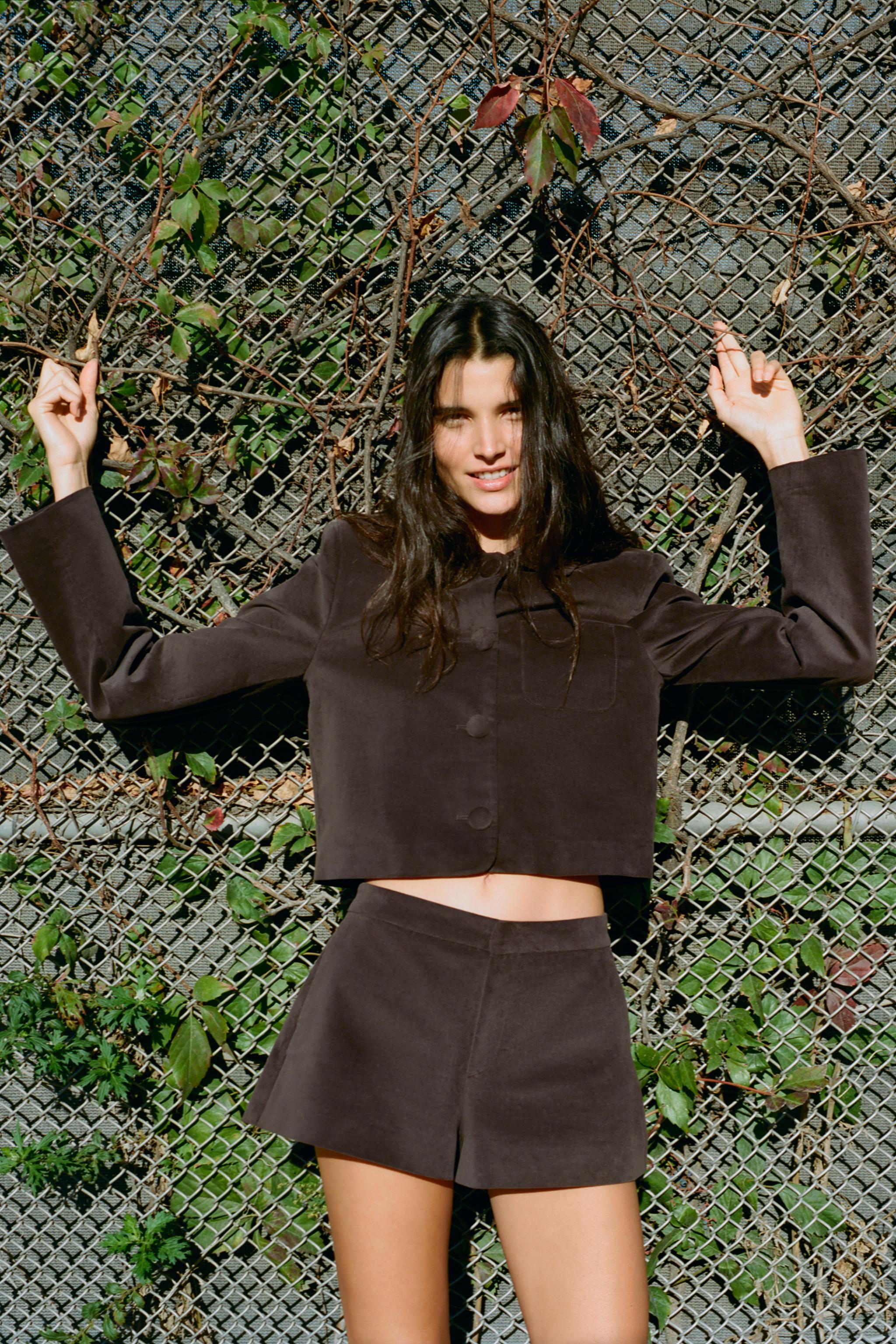 VELVET SHORTS | Zara UK