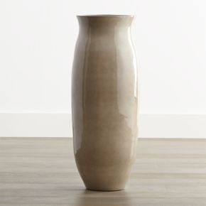 Hewett Tall Ceramic Floor Vase | Crate & Barrel