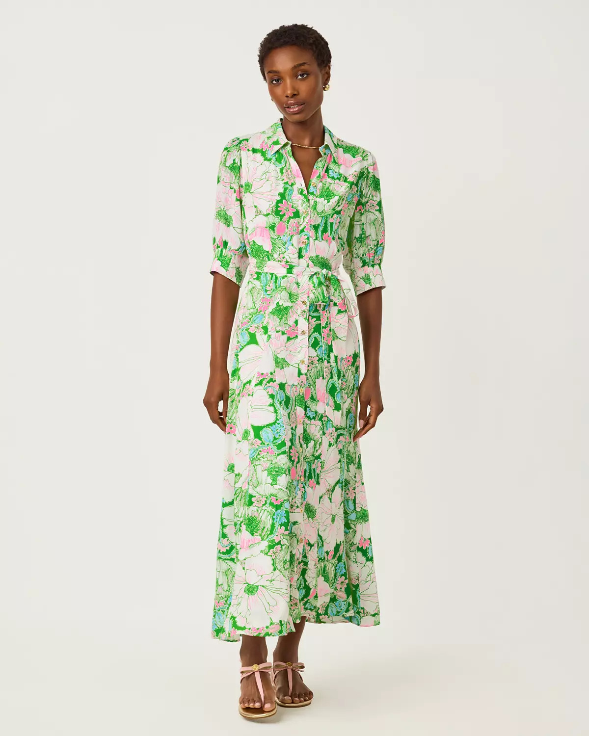 Larkyn Midi Shirtdress | Lilly Pulitzer