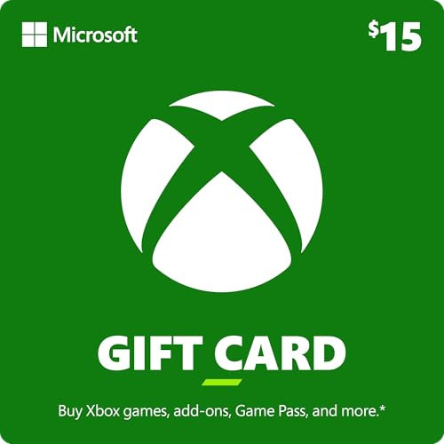 $15 Xbox Gift Card [Digital Code] | Amazon (US)