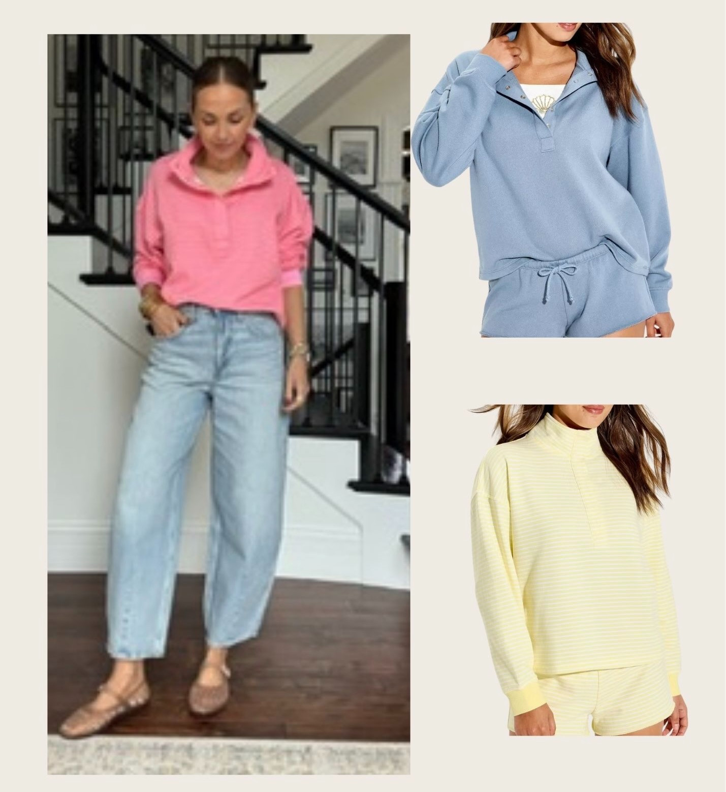 You sold out the pink color of this $20 pull over @target sweater- comes in a few other colors as well! Get your true size! Paired with the $38 barrel jeans that look like Mother jeans, I am in a 4.  

 #LTKgrwm #LTKootd