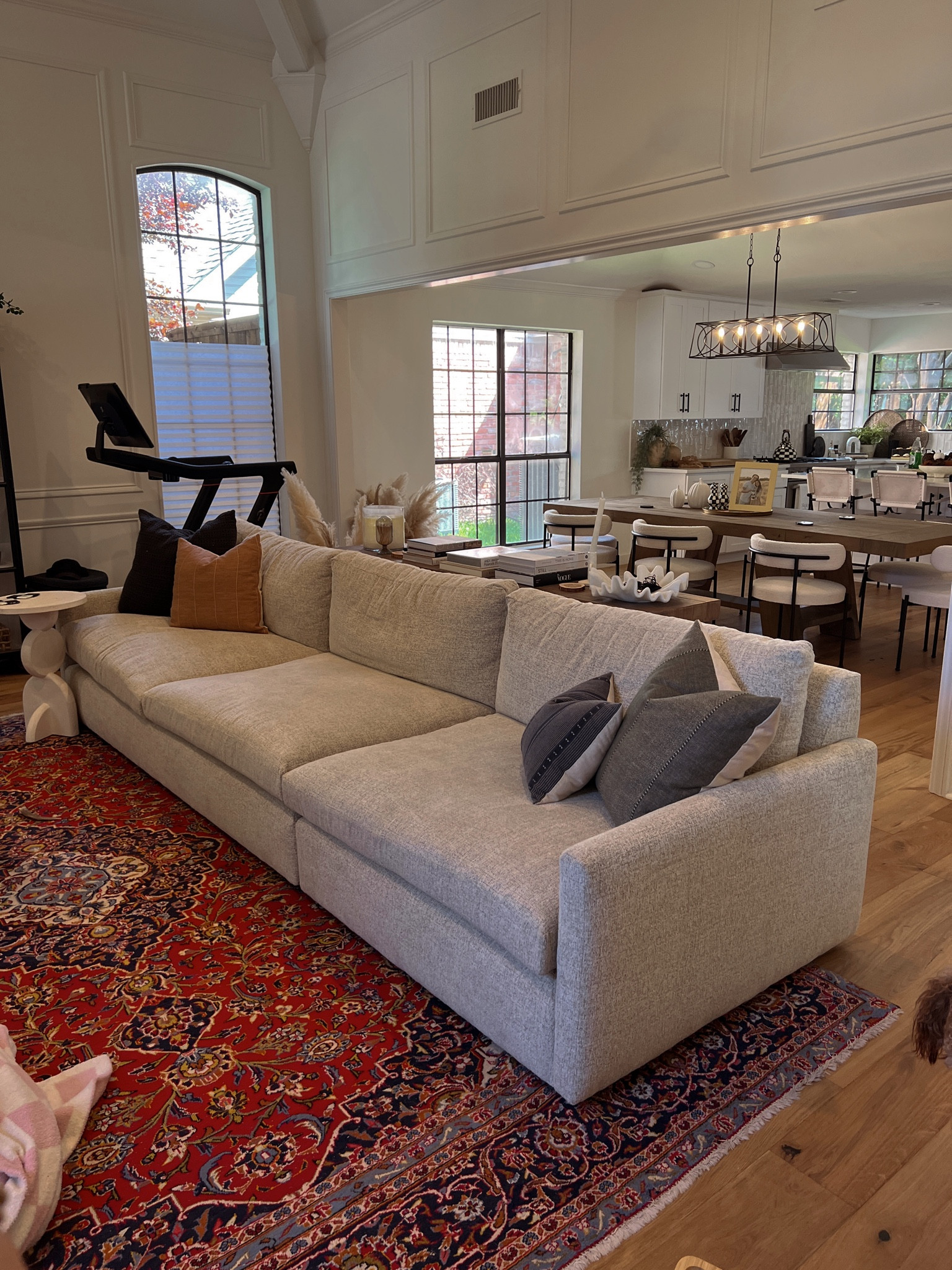 We went with the Kipton Sectional from Arhaus and love it! It’s on sale right now.

#LTKfamily #LTKSale #LTKhome