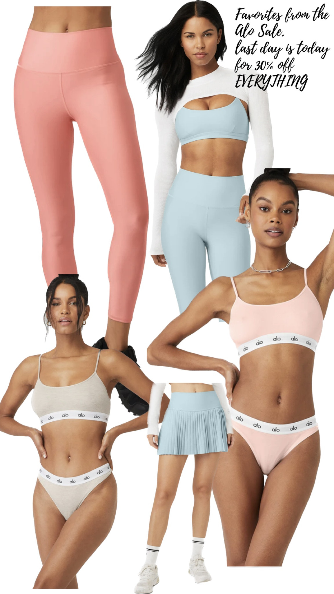 I absolutely LOVE that when alo has a sale, they even let you take it off the items that are ALREADY ON SALE! Love their undergarments, most comfortable underwear, EVER! 

#LTKfit #LTKsalealert #LTKFind