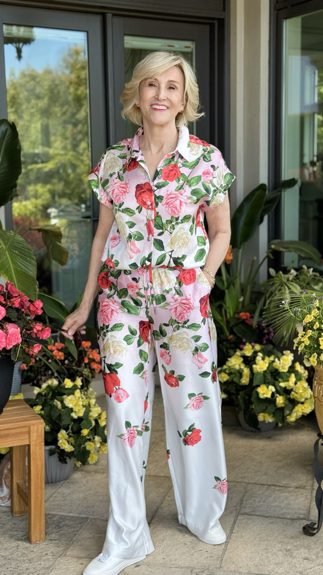 There’s something about a matching set that makes getting dressed feel so effortless. 💙🌸

This floral set from Macy’s is one of those outfits that looks polished without trying too hard. Wear the pieces together for an easy statement look, or mix and match them with your wardrobe to get even more wear out of them.

It’s feminine, versatile, and perfect for everything from brunch to vacation dinners. I’m always a fan of pieces that make you feel put together the moment you slip them on.

Would you wear it as a set, or style each piece separately? 🤍

#LTKSeasonal #LTKOver40 #LTKootd