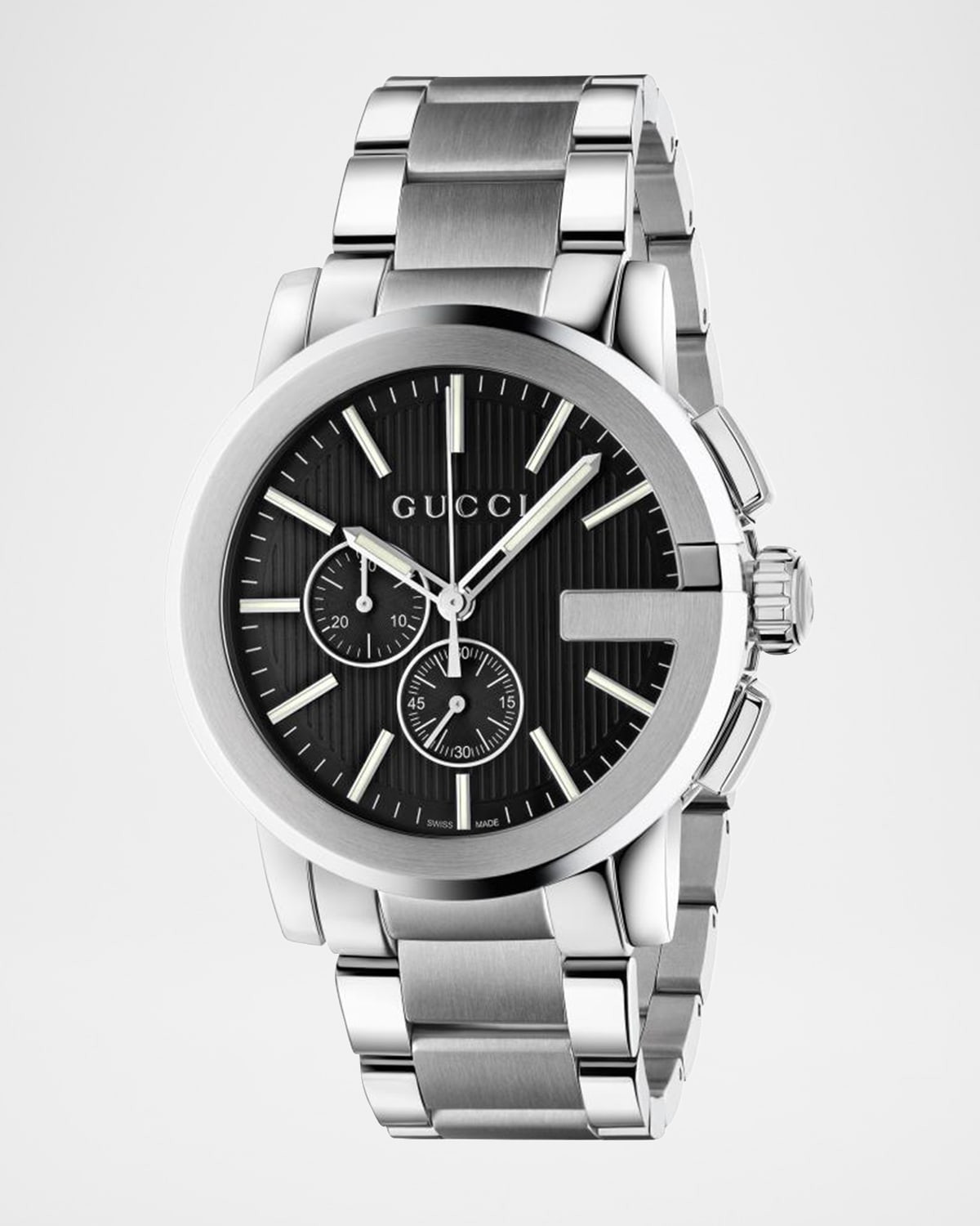 44mm G-Chrono Stainless Steel Bracelet Watch | Neiman Marcus