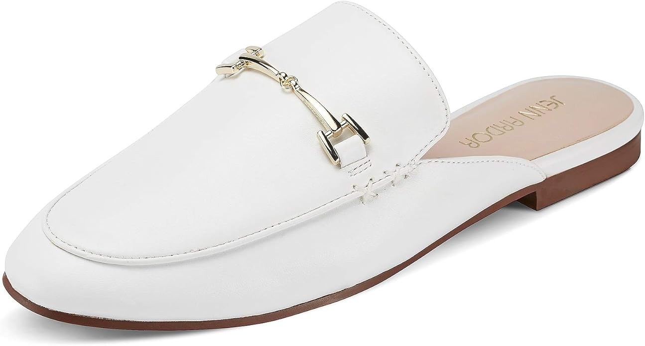 JENN ARDOR Mules for Women Flats Backless Loafers Shoes Slip On Slippers Pointed Toe Low Heel Wor... | Amazon (US)