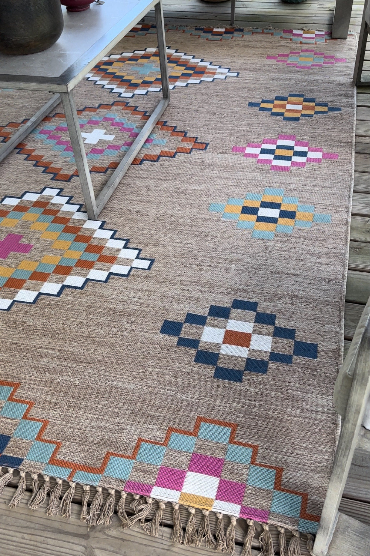 Target rug refresh! Prices were better in store 😜

Target summer finds | outdoor living | outdoor rug | home updates 

#LTKHome #LTKFindsUnder100 #LTKSeasonal