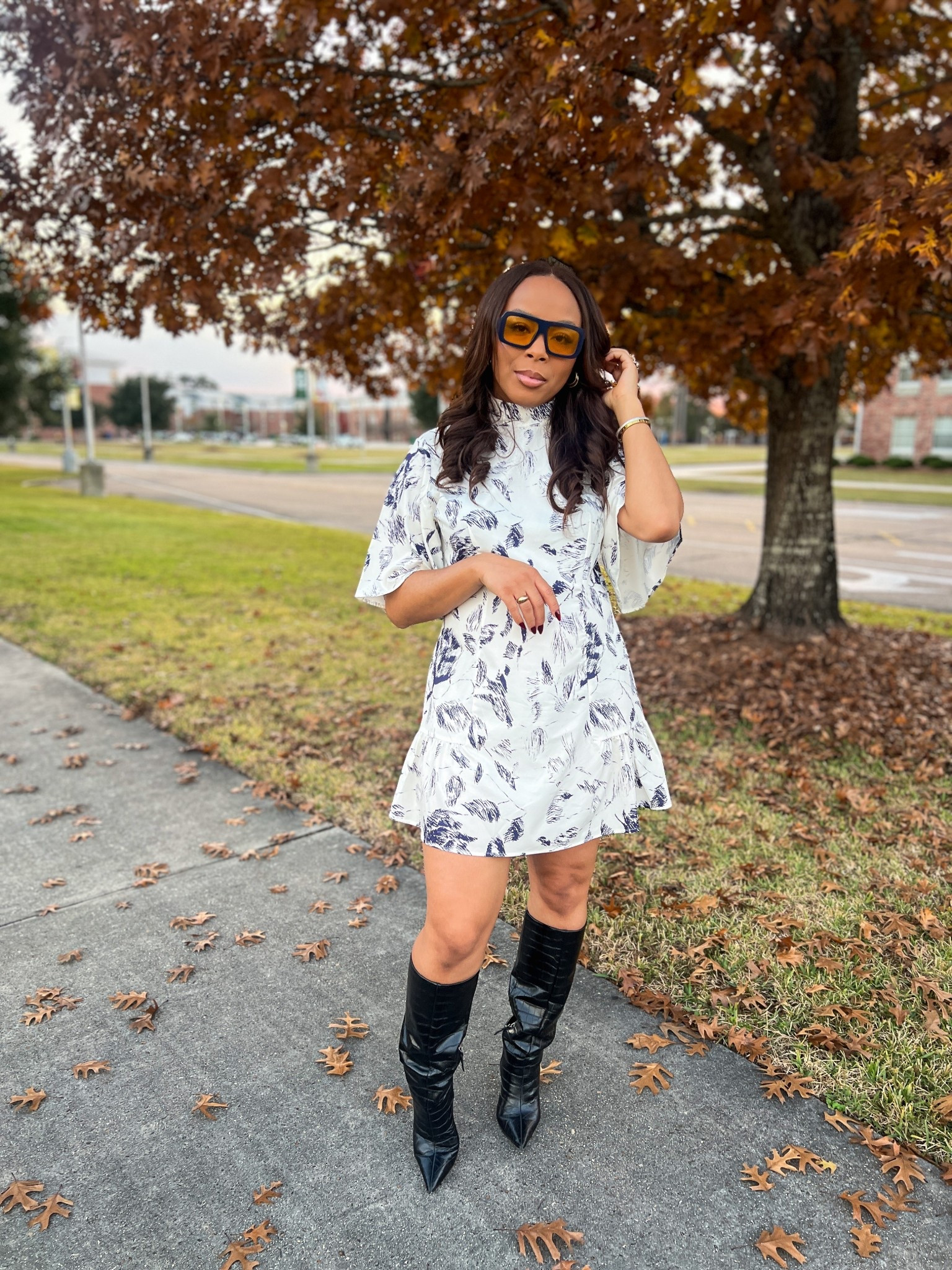 A fall moment in the south 

#LTKootd