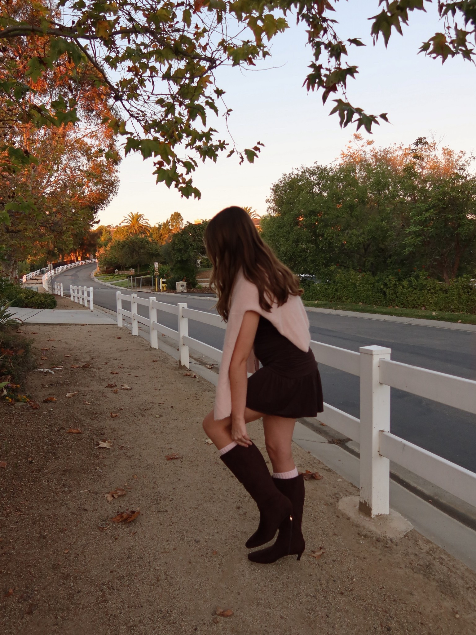 Pink and brown for fall - loving these chocolate brown suede boots from Amazon! 

#LTKStyleTip #LTKShoeCrush #LTKSeasonal