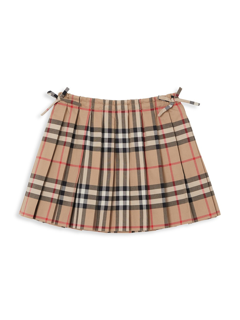 Burberry Baby's & Little Girl's Pleated Plaid Mini Skirt - Archive Beige - Size 2 | Saks Fifth Avenue