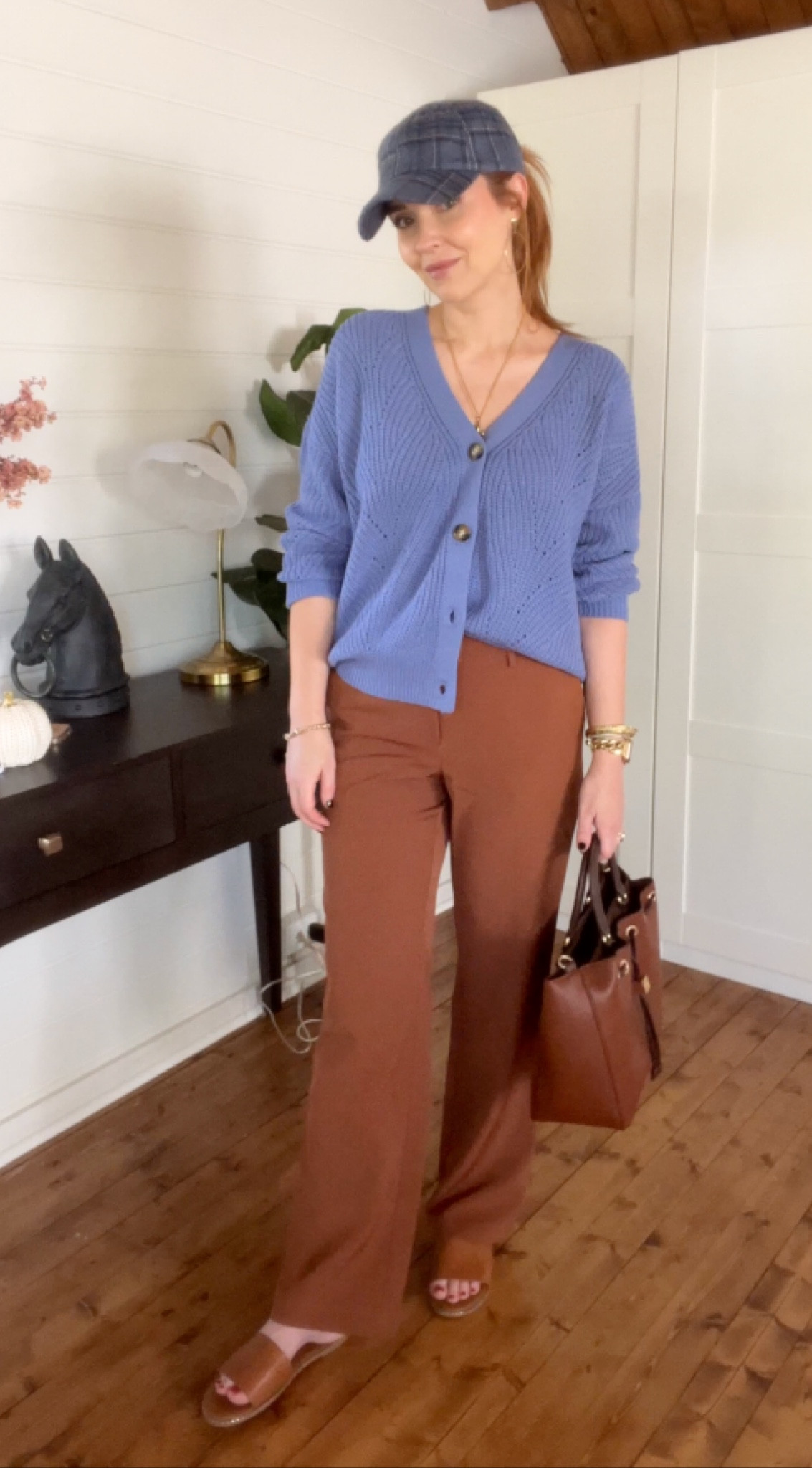 This Walmart fall drop is SO good! I’m sharing multiple ways style each piece too. These rust colored trousers can be dressed up or down! I’m wearing a size 6. #walmartfashion #walmart #falloutfit #LTKBacktoSchool

#LTKOver40 #LTKFindsUnder50