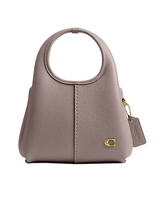 COACH Lana Mini Pebble Leather Shoulder Bag - Macy's | Macy's