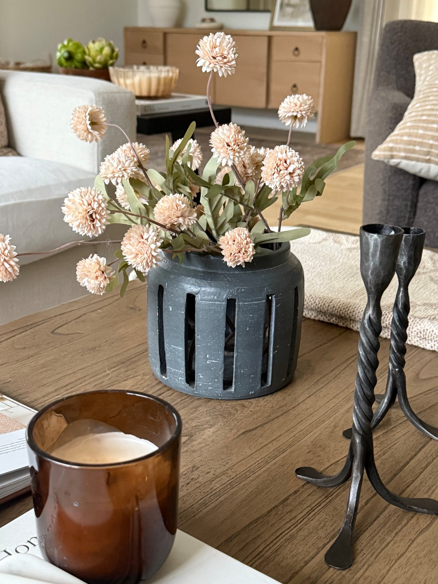 These pale flowers are such a perfect size for a table top , on a shelf or in a bathroom. I’ve had these for a year now and still look perfect I just love the size of these!

#LTKHome #LTKWedding