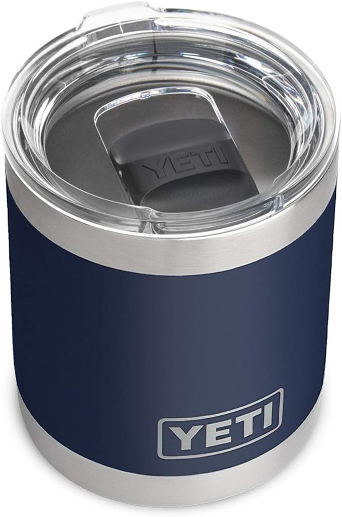YETI Rambler 10 oz Lowball, Vacuum Insulated, Stainless Steel with MagSlider Lid | Amazon (US)