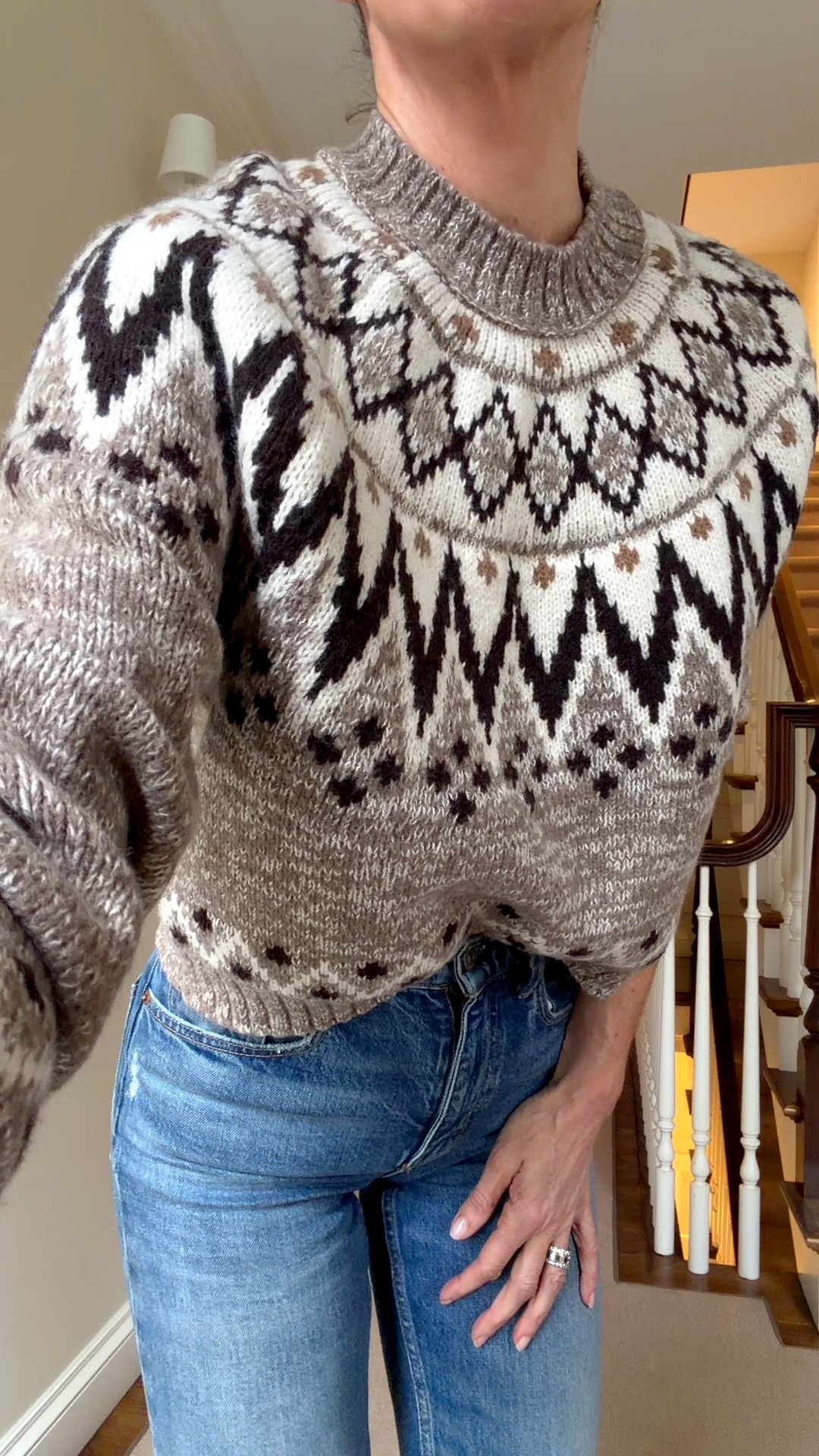 Such a great sweater for $60! 

#LTKHoliday #LTKmomlife #LTKOver40