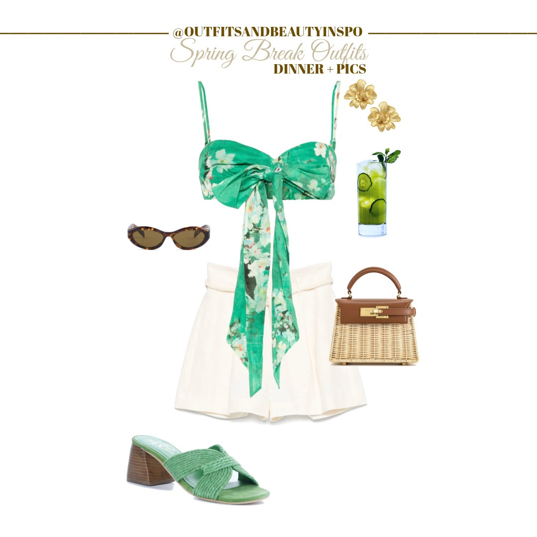Spring break outfit inspo: dinner and pictures at night! 

Spring break freshman Destin beach beachwear outfit inspired trendy affordable sandals inspired heel handbag sunglasses cocktail rattan 

#LTKBeauty #LTKTravel #LTKSeasonal