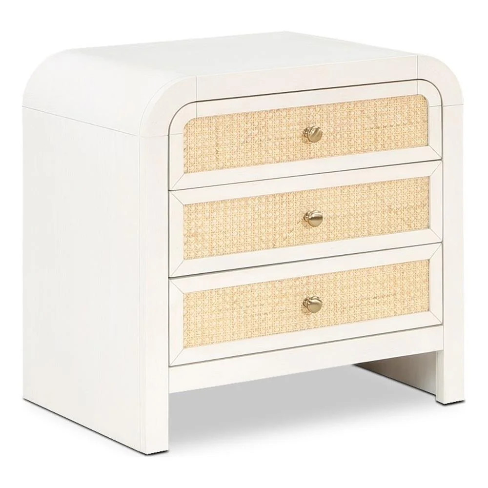 Meridian Furniture Siena White Night Stand | Walmart (US)