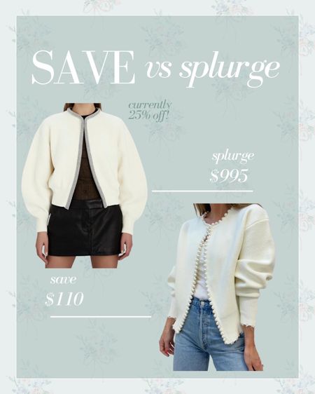 Save vs splurge! A great look for less. Snag the Alexander Wang version 25% off with Net a Porter’s Shop to Unlock event! Discount taken at checkout. Or snag the ever so lovely pearl version from Vita Grace

#LTKstyletip #LTKworkwear #LTKSeasonal