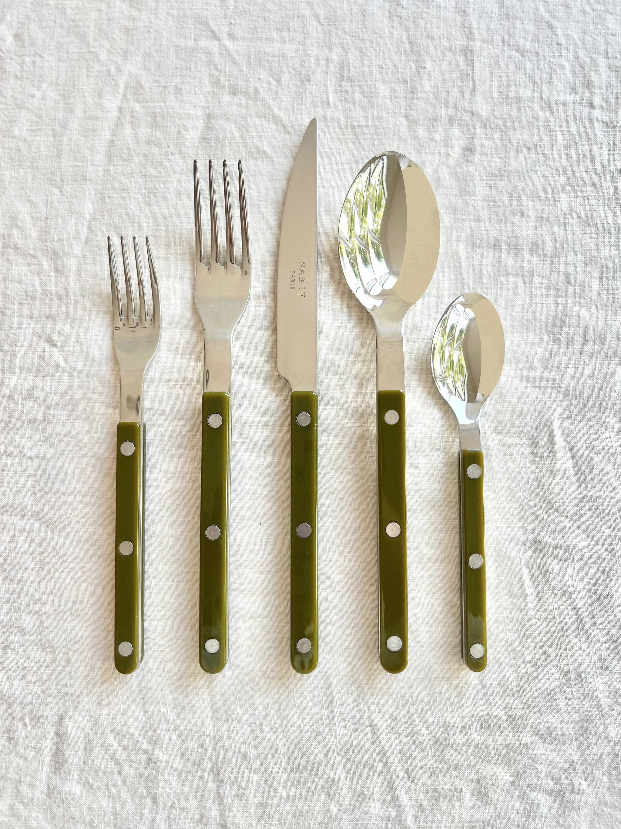 PRE-ORDER- Bistro Moss Flatware - 5 piece set | the ARK elements