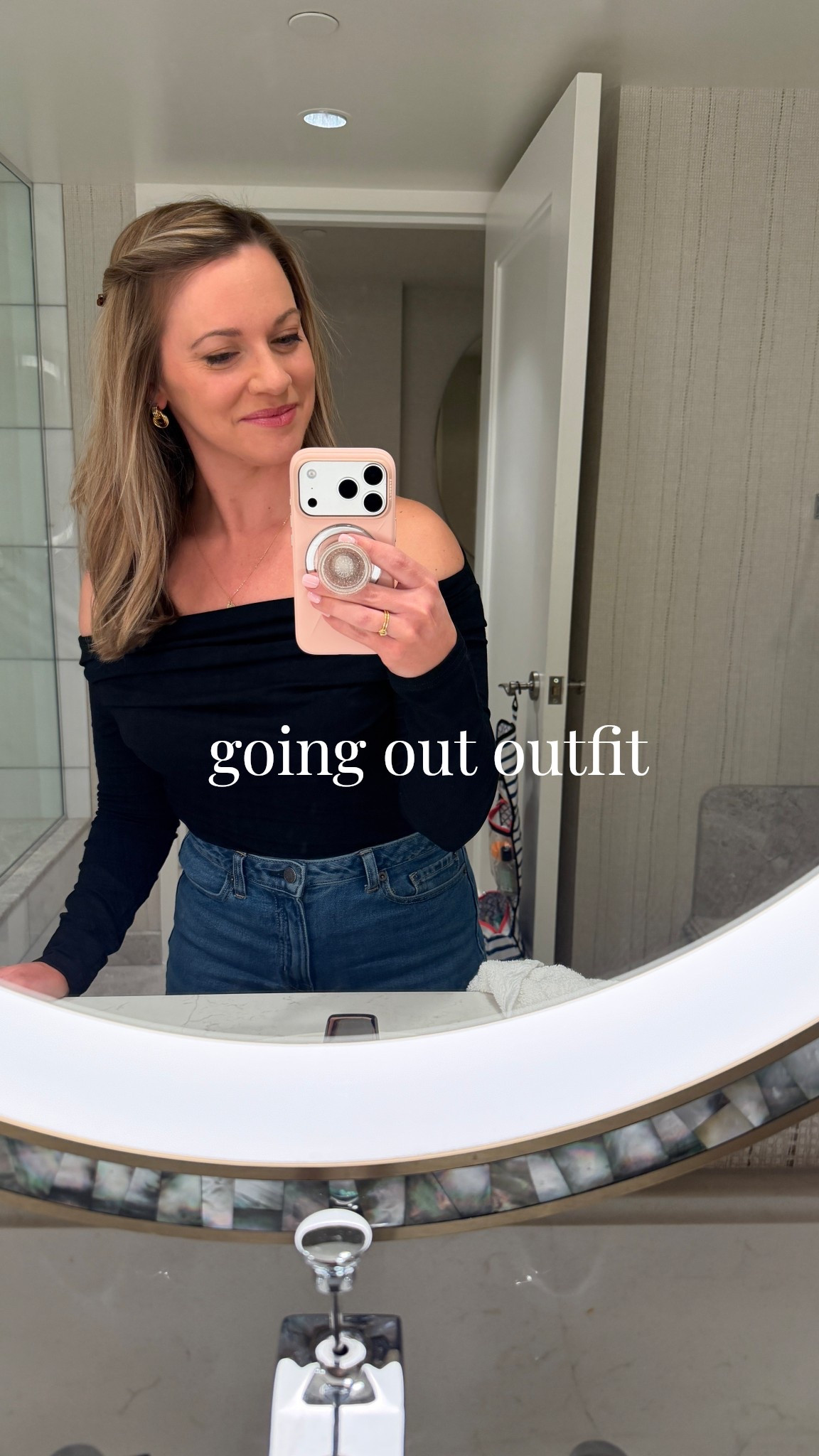 spring outfit | business casual elevated | going out outfit | dinner outfit | high waisted wide leg jeans | short girl jeans | cute top | spring outfit ideas 2026

#LTKSpringSale #LTKootd #LTKPetite