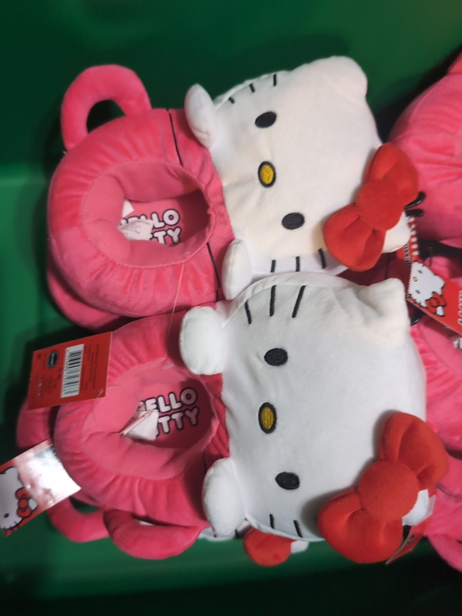 🔥Sanrio Hello Kitty Plush Slippers Women's Size L/XL (9-10) 🔥 | eBay US