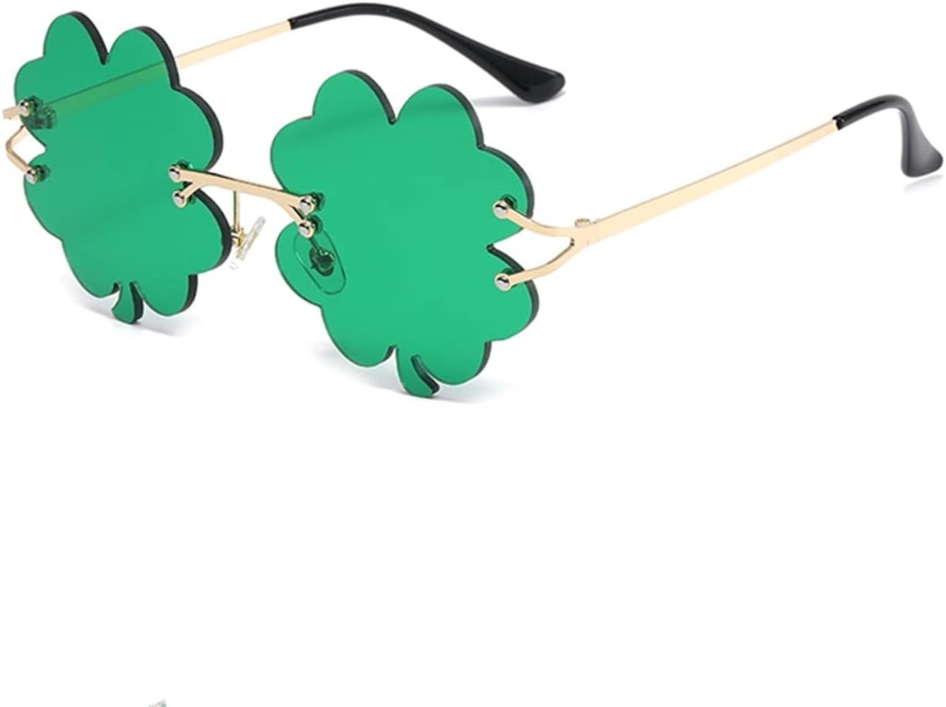 IKANOO St. Patrick's Day Irish Shamrock Sunglasses for Women Men Green Lucky Leprechaun Costume F... | Amazon (US)
