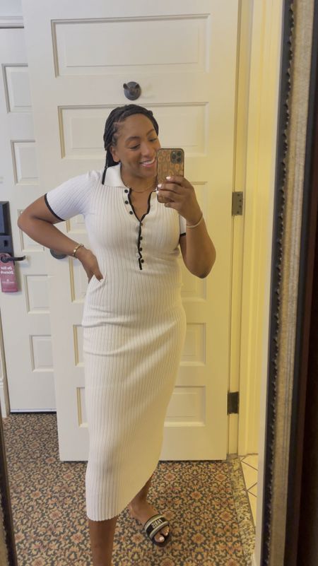 Found the cutest summer white dress work outfit !! Comes in so many colors! 

#summerdress #whitedress #workoutfit 

#LTKStyleTip #LTKSummerSales #LTKWorkwear