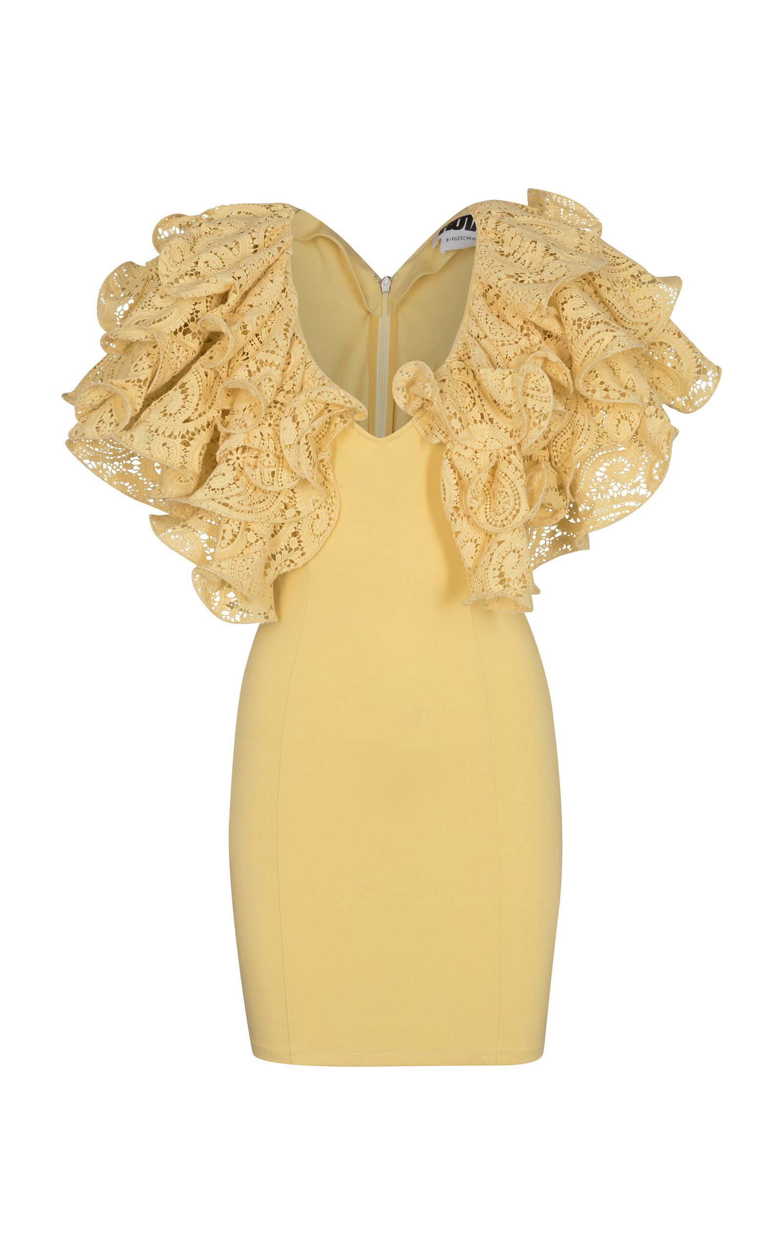 Carmen Lace-Trimmed Organic Cotton Mini Dress | Moda Operandi (Global)