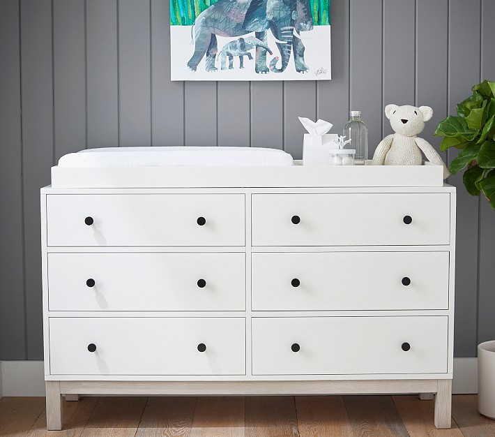 Cole Farmhouse Extra-Wide Dresser & Topper Set | Pottery Barn Kids