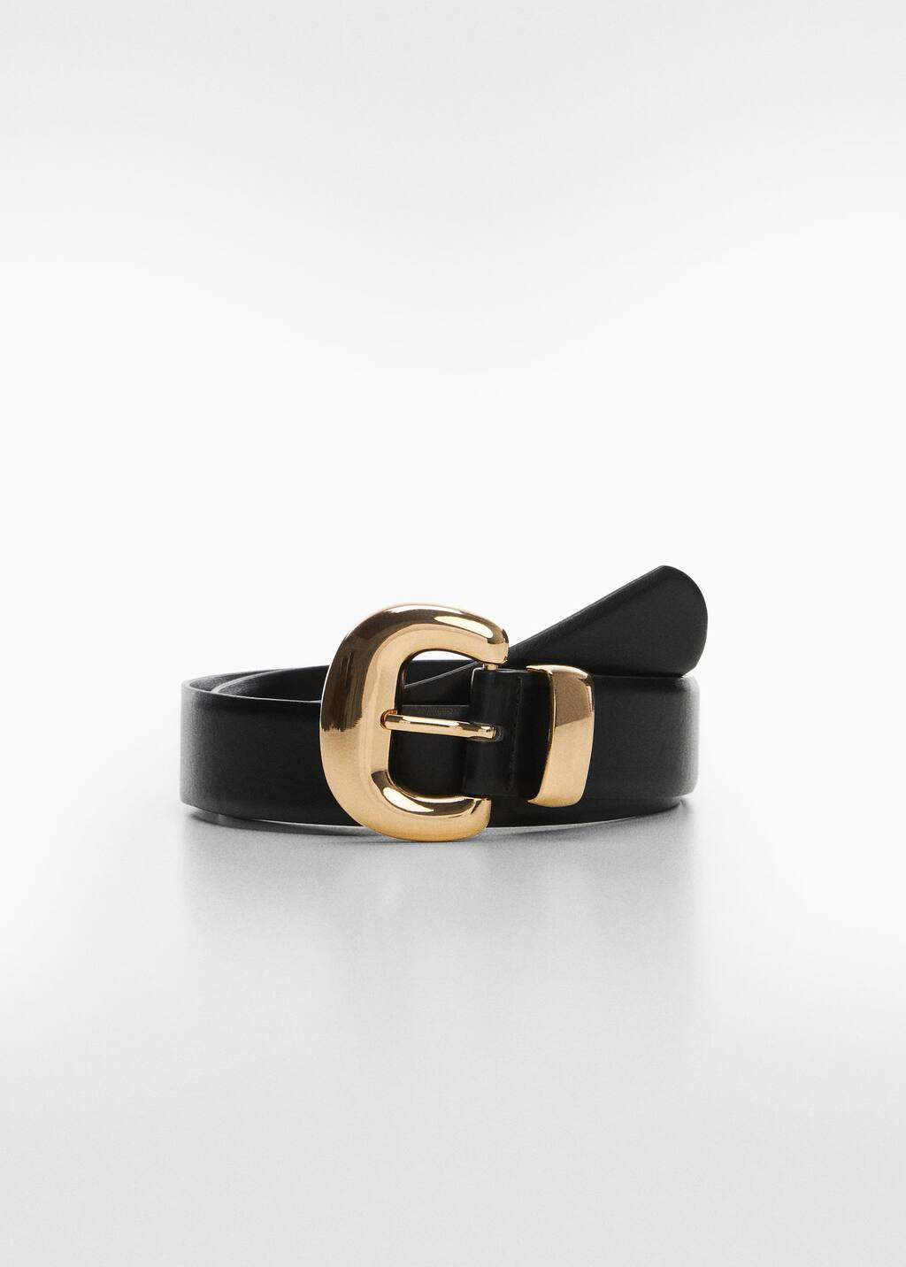 Metal buckle belt | MANGO (US)