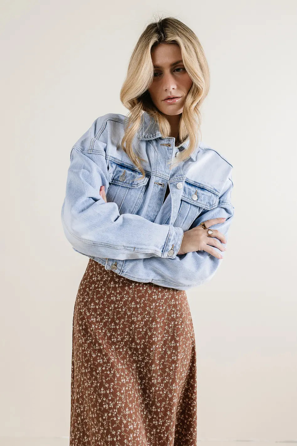 True Cropped Denim Jacket | Böhme US