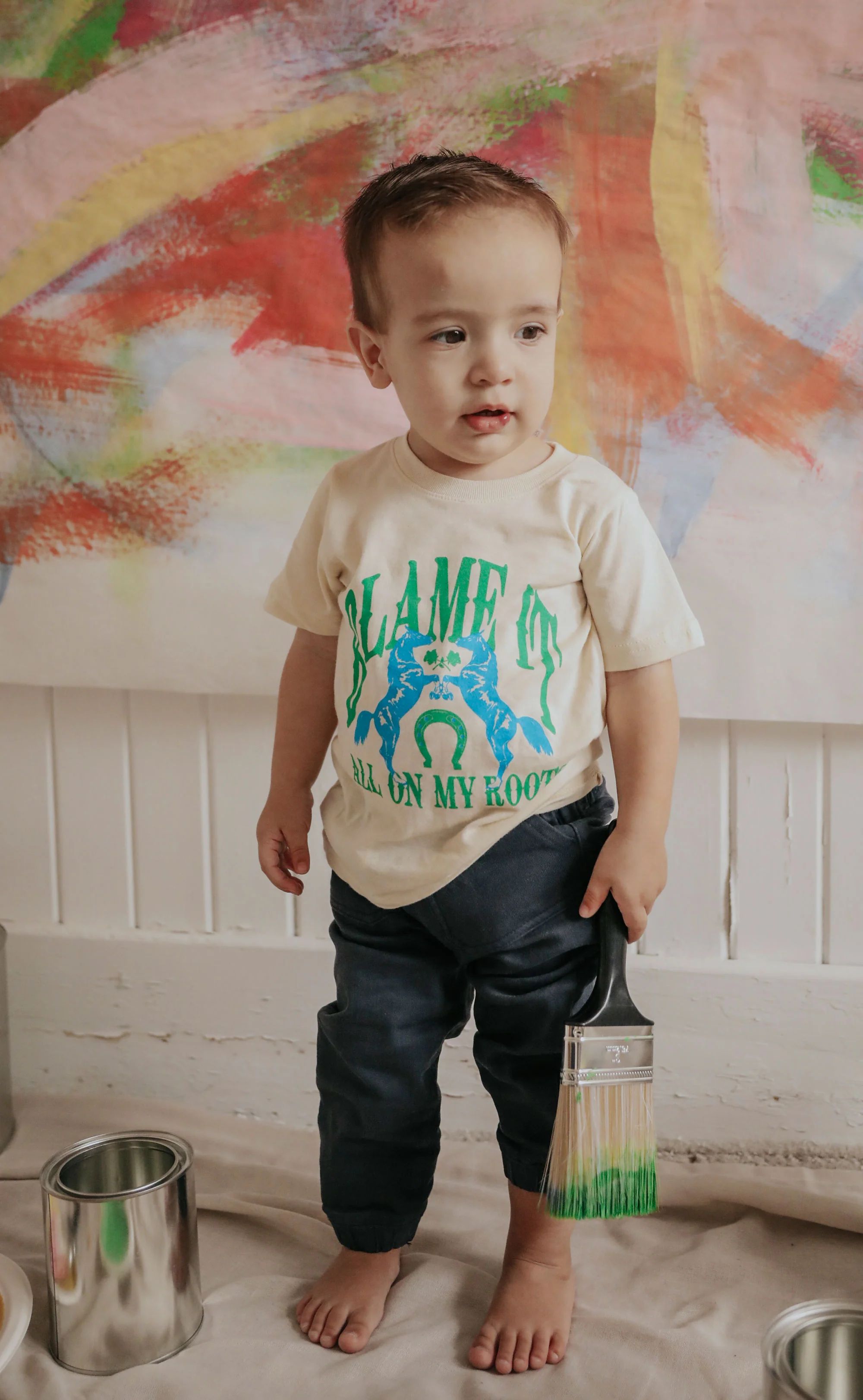 charlie southern: blame it all on my roots toddler tee | RIFFRAFF