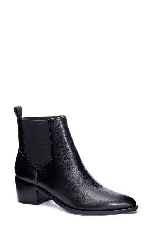 Chinese Laundry Filip Chelsea Bootie in Black Leather at Nordstrom, Size 6 | Nordstrom
