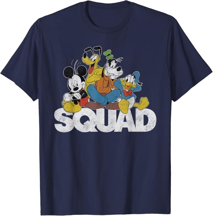 Classic Mickey Mouse Squad graphic T-Shirt | Amazon (US)