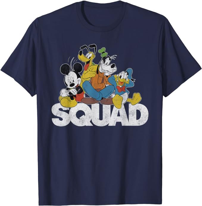 Classic Mickey Mouse Squad graphic T-Shirt | Amazon (US)