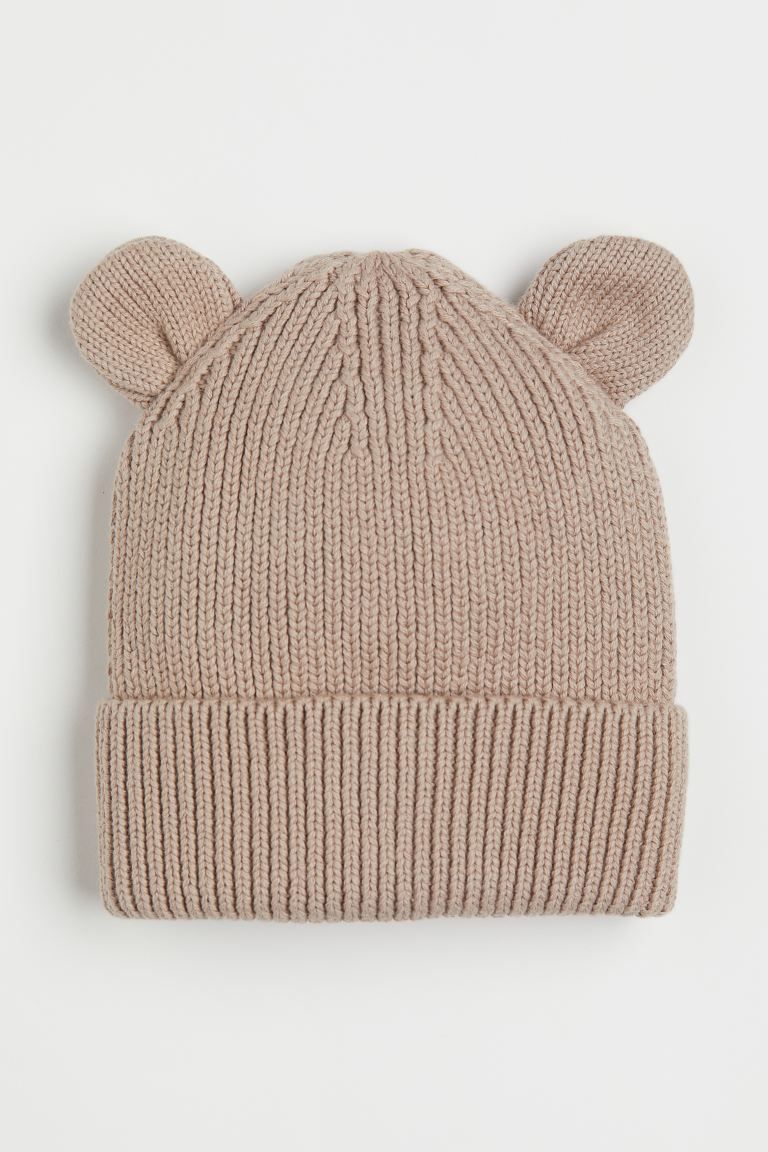 Rib-knit Hat with Ears | H&M (US)