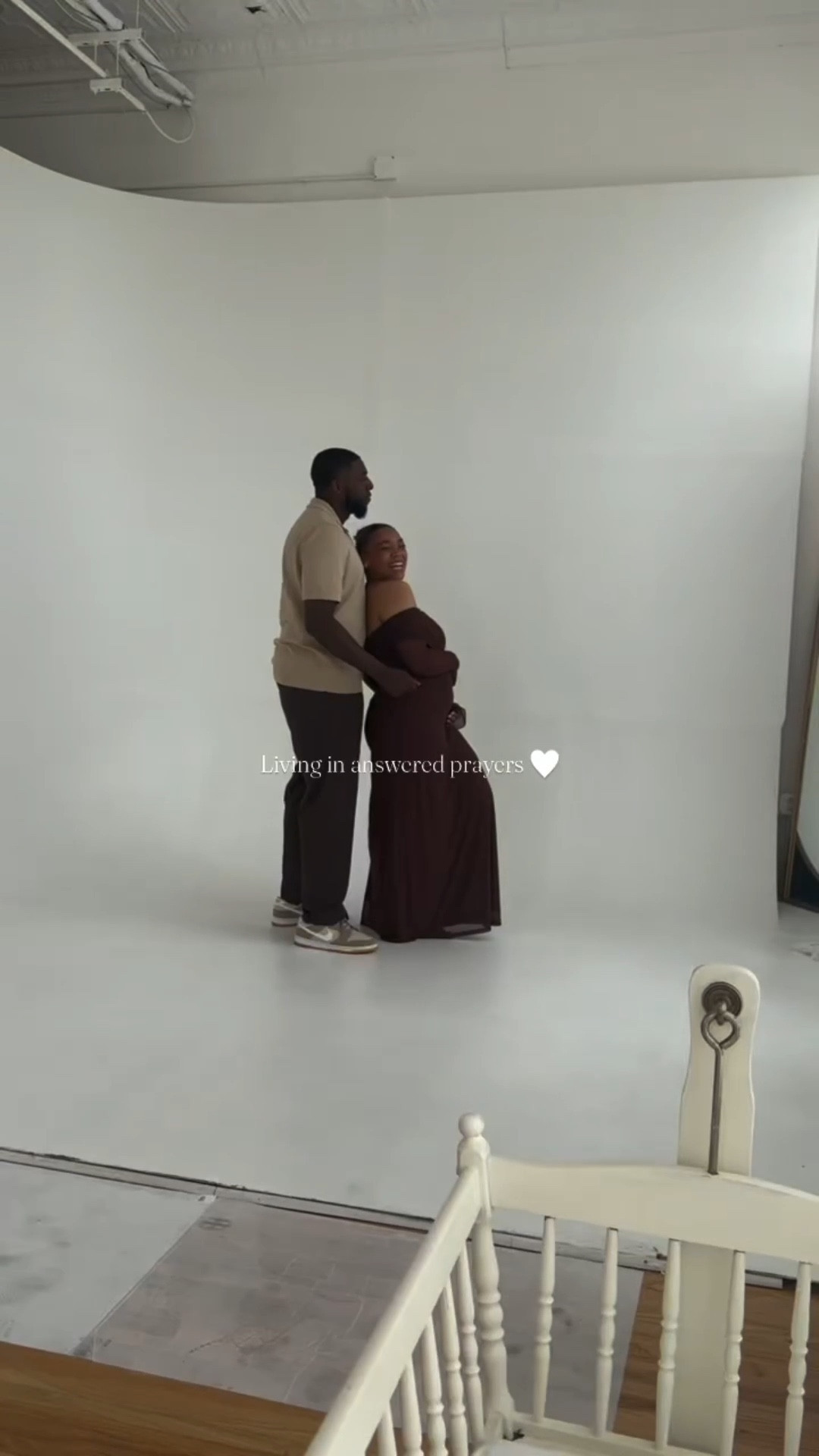 This brown mesh off shoulder bodycon maxi dress was the perfect look for our photoshoot. 🤎

Grateful doesn’t begin to describe how we feel. Each month as our baby grows it truly doesn’t feel real. We appreciate all the love & support through this season of life. And to those who have reached out or commented asking how we manifested this pregnancy I want to be clear. This pregnancy didn’t come from manifesting what we wanted but through deep prayer and intercession. This baby isn’t a result of positive thoughts & energy. They are the result of God working against the complications created in my own body. I can’t take the credit for or simplify the role God has in this blessing. Living in answered prayers some times doesn’t feel real🥹

#LTKdayinmylife #LTKBaby #LTKBump