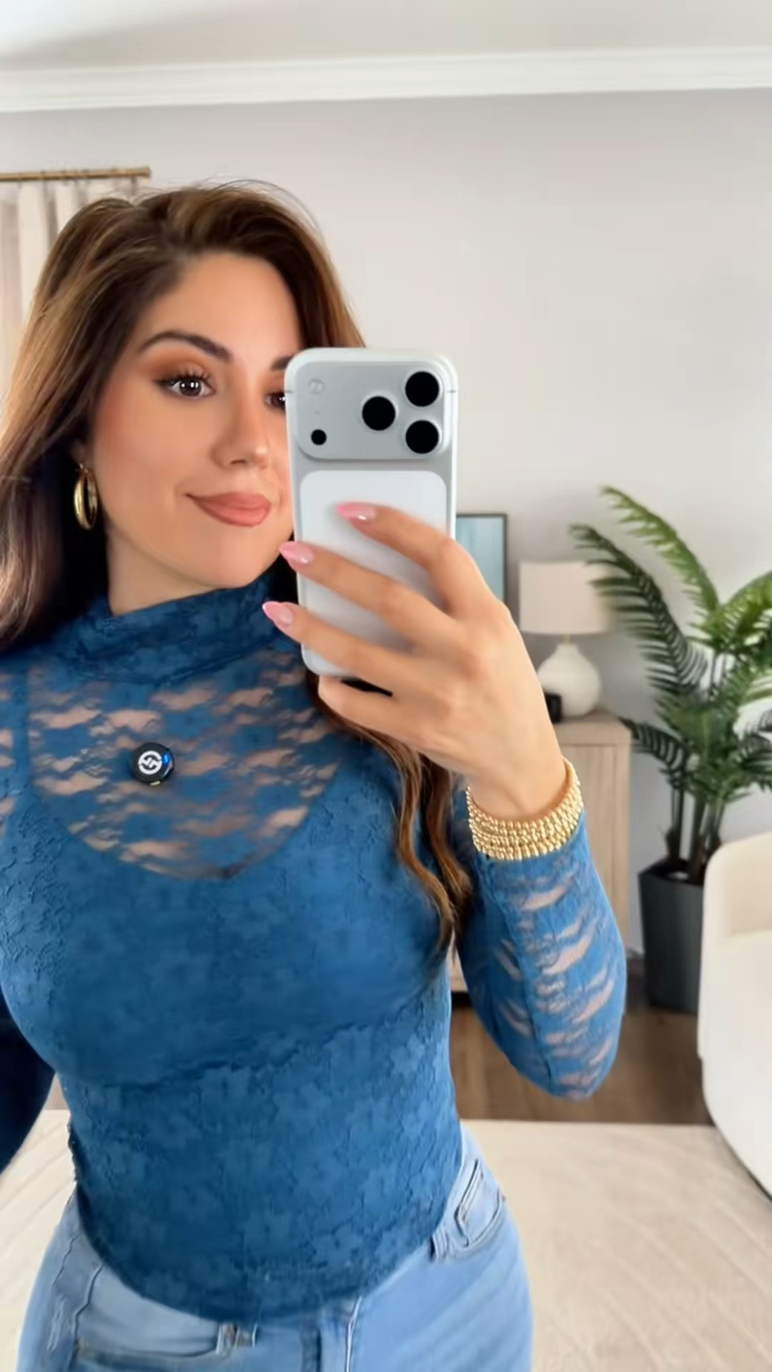 The mock neck and delicate lace make this bodysuit a total showstopper! 

 #LTKootd #LTKSeasonal #LTKFindsUnder50